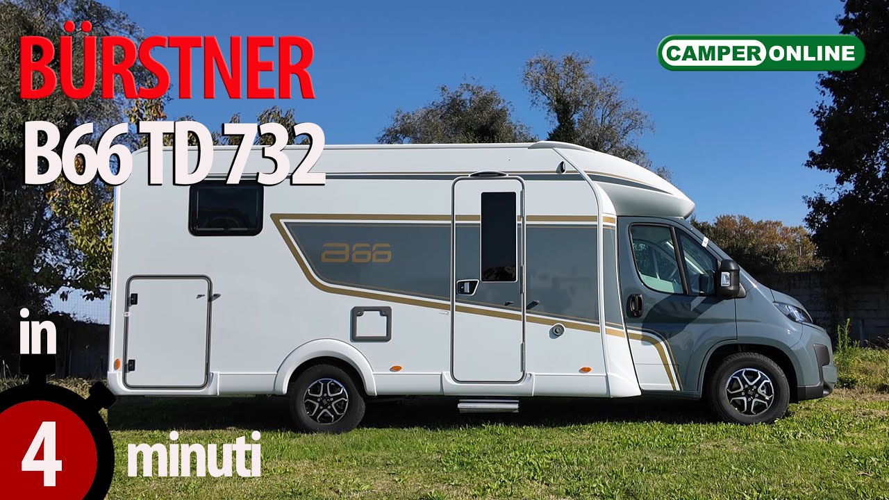 Bürstner B66 TD 732: tutto in 4 minuti – comfort e spazi abitativi e una dotazione interessante