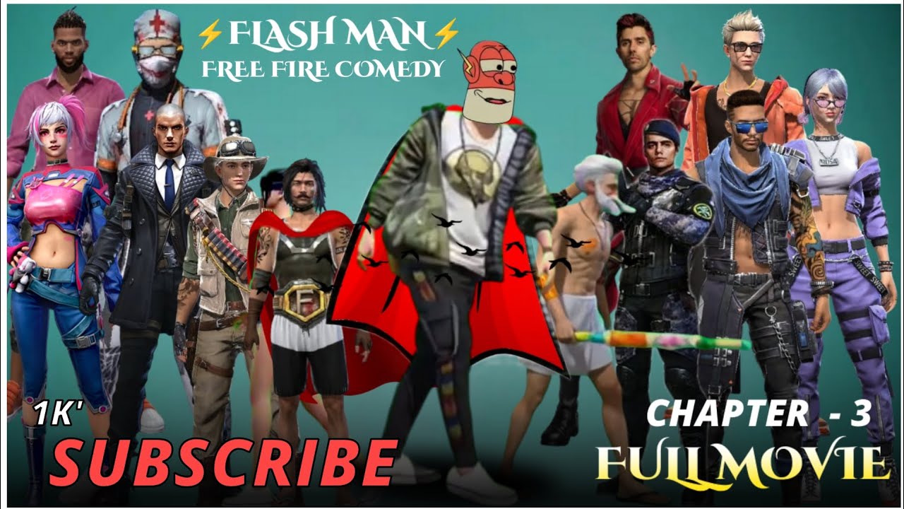 #FLASH MAN⚡FREE FIRE COMEDY🤣) #telugu#chapter3#full movie🎥#subscribe#like #share#telugu#comedyvideo💥