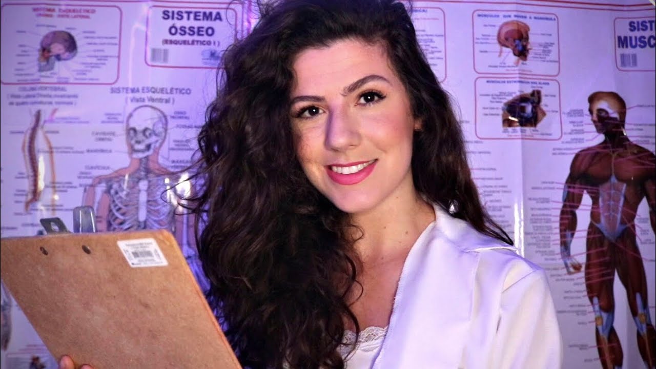 ASMR | EXAME PULMONAR 🫁(eletrodos,esteira,exame de toque,raio x)
