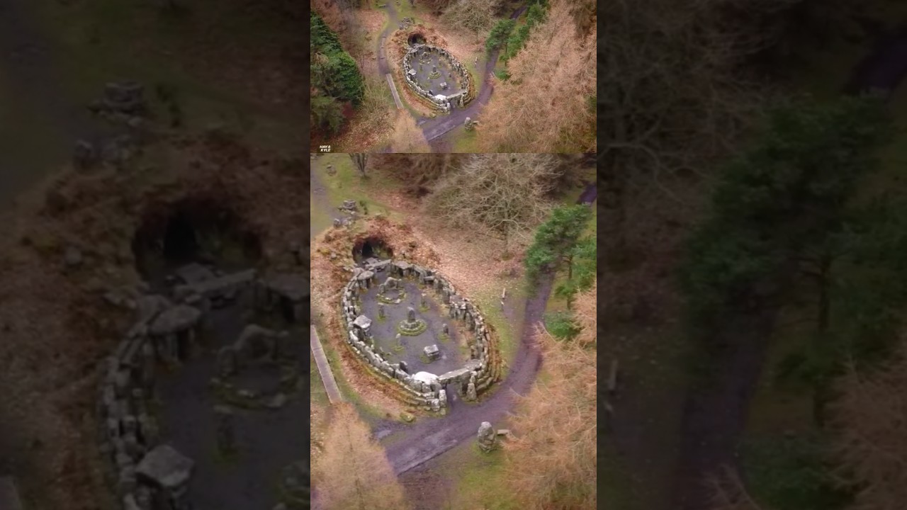 SECRET TEMPLE IN THE WOODS😲 #visityorkshire #druids #temple