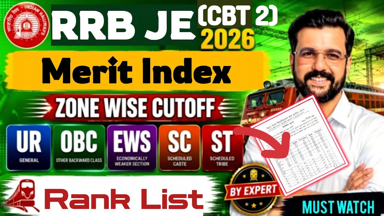 RRB JE CBT 2 EXPECTED CUT-OFF ‼️ ME/EE/ECE/CIVIL ☑️ ZoneWise Analysis 🔴 New SSE vacancy 