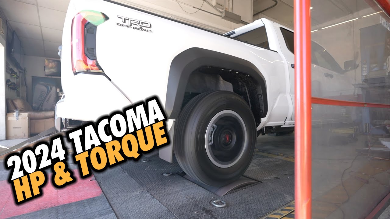 2024 Toyota Tacoma on the Dyno VS 3rd gen Tacoma on the Dyno
