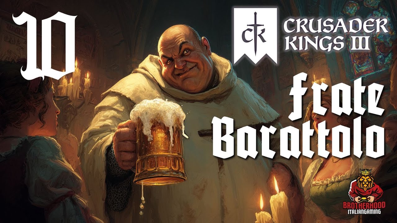 Cadde da Santo… e Nacque una Leggenda - Frate Barattolo Ep.10 - Crusader Kings 3
