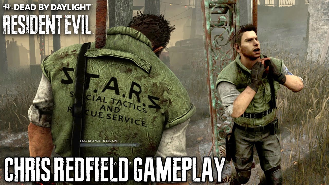 DEAD BY DAYLIGHT - Chris Redfield Gameplay | Resident Evil Chapter