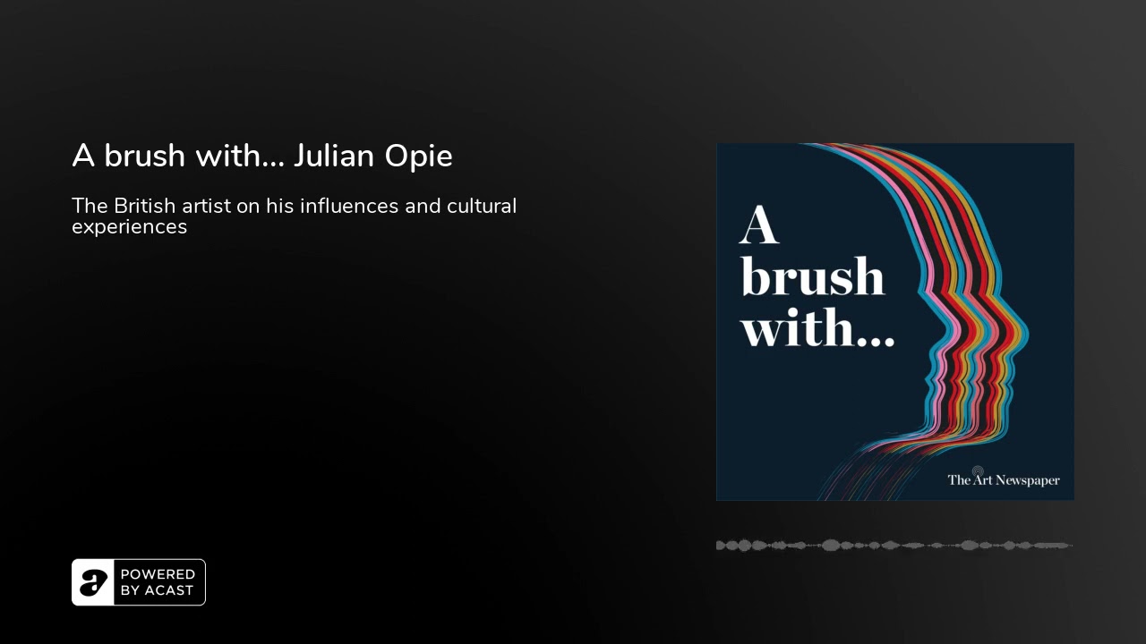Podcast | A brush with... Julian Opie | In-depth interview