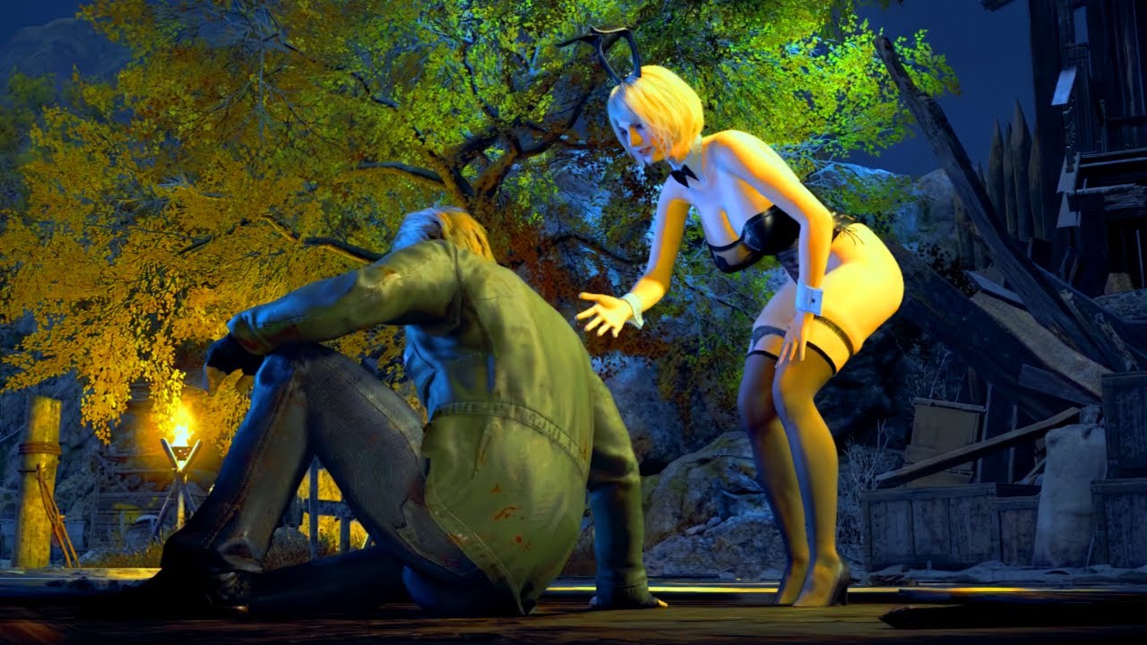 Ashley Graham Sexy Bunny Leon James sunderland MOD A RESIDENT EVIL  4 Part 2