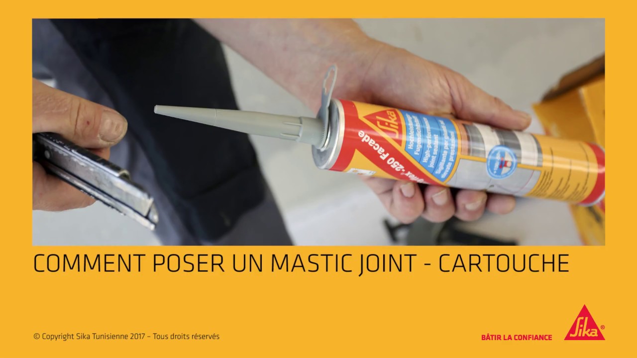Comment poser un mastic joint ?