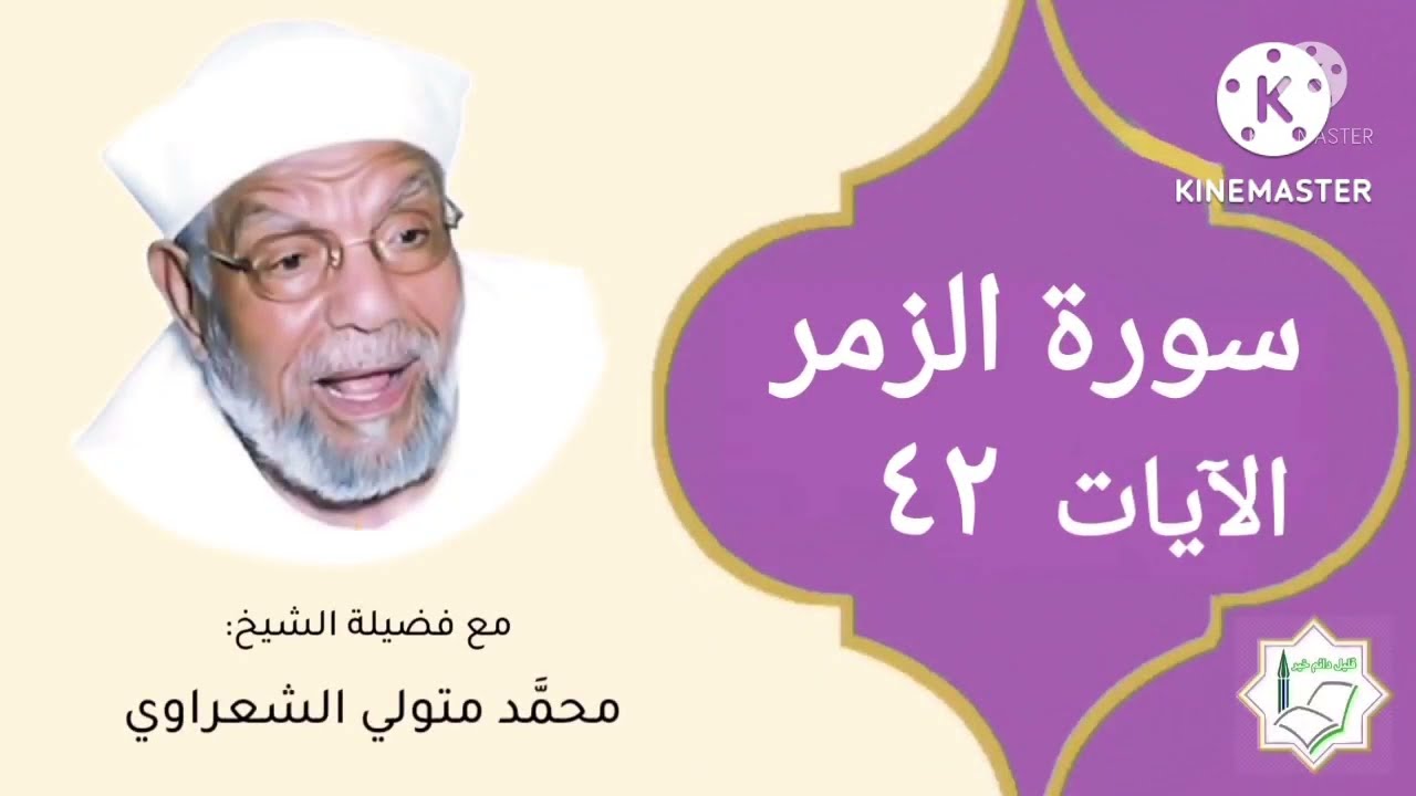سورة الزمر الآية 42 تفسير الشيخ الشعراوي #قليل_دائم_خير