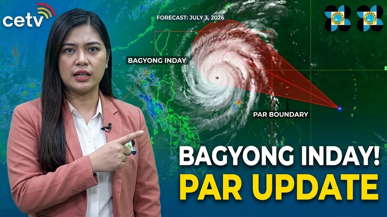 Прогноз погоды PAGASA на 3 июля 2026 г. | Обновление по тайфуну Inday &mdash; войдет в зону ответственн...