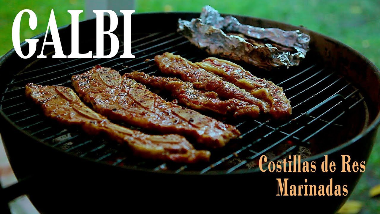 Receta Muy Fácil de GALBI (갈비) en español (Comida Coreana) | Korean BBQ | Costillas de Res