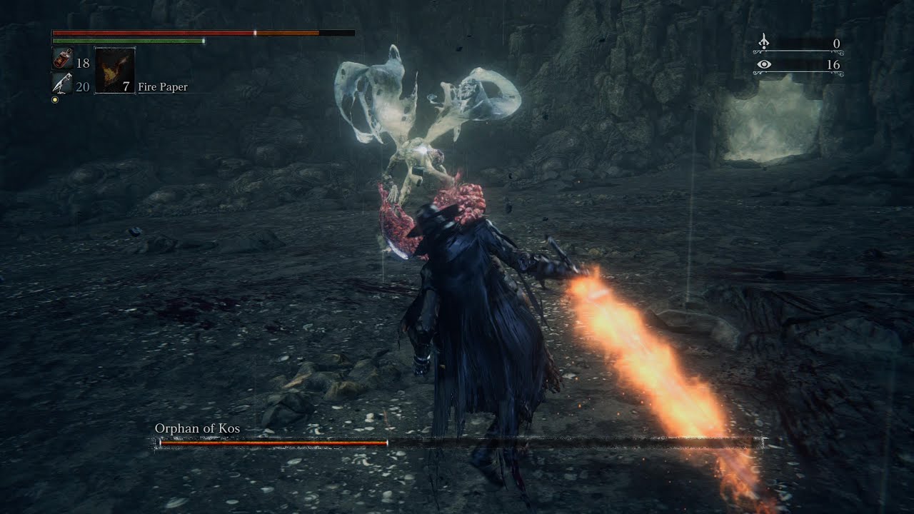 Bloodborne - Orphan of Kos Boss Fight Gameplay 4K [PS5 Slim]