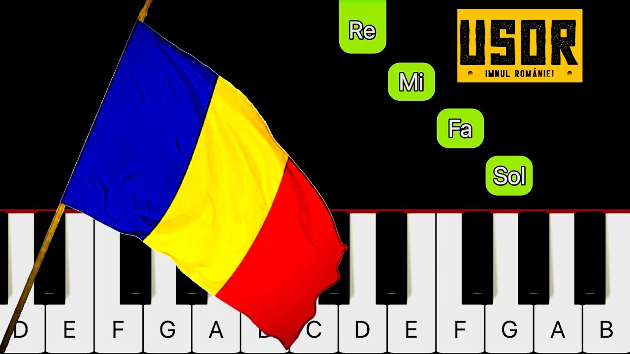 [INCEPATORI] Desteapta-te romane IMNUL ROMANIEI | Tutorial Usor pentru Pian COMPLET Cristian Chifan
