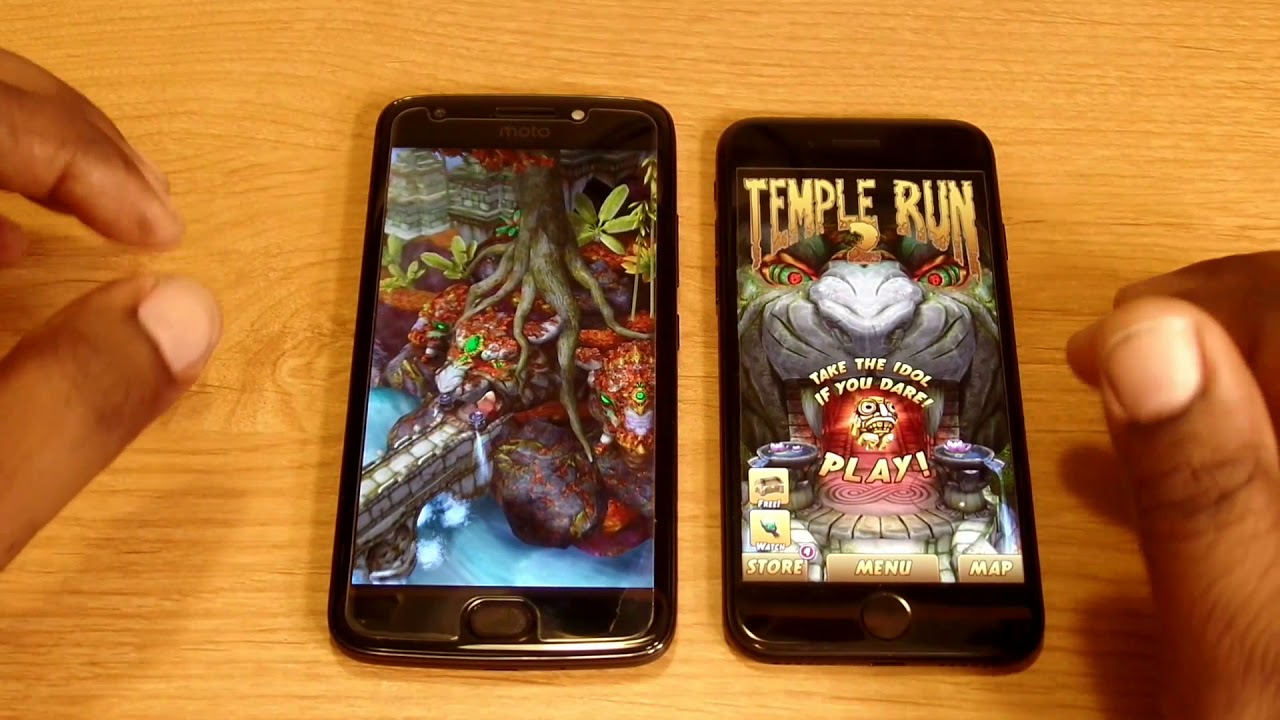 Moto E4 vs iPhone 7 App Opening Comparison