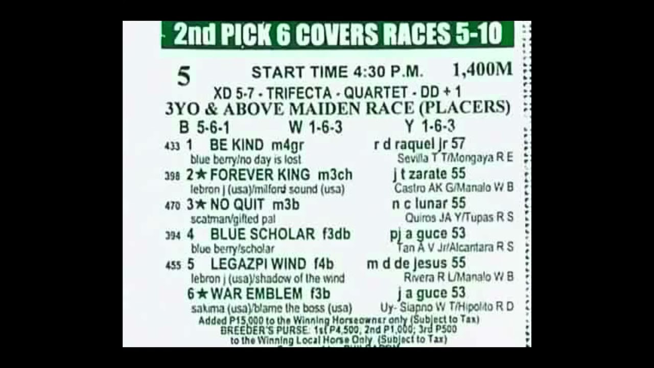 PJC karera tips Sunday February 1,2026