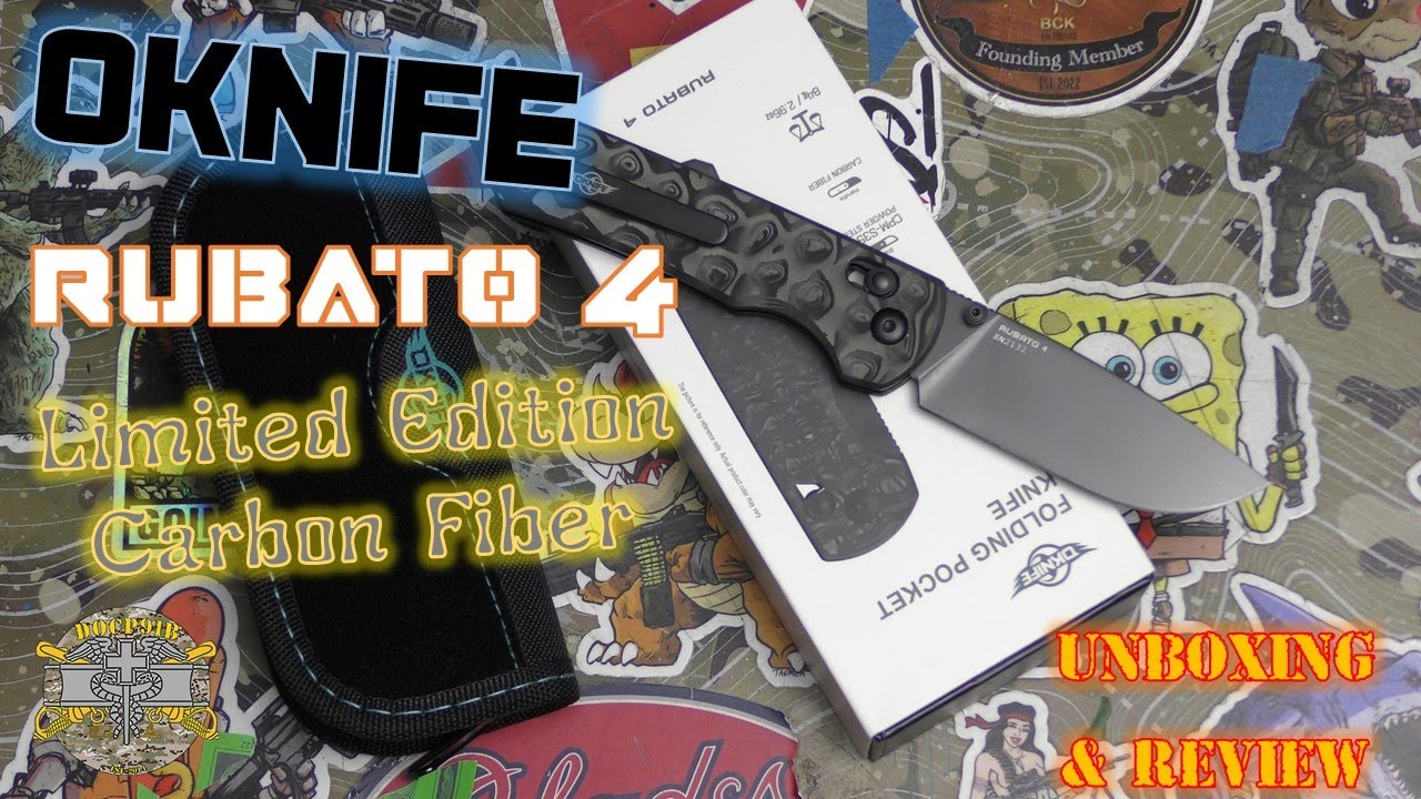 OKnife Limited Edition Rubato 4 Carbon Fiber Unboxing (and a look at upcoming stuff!)