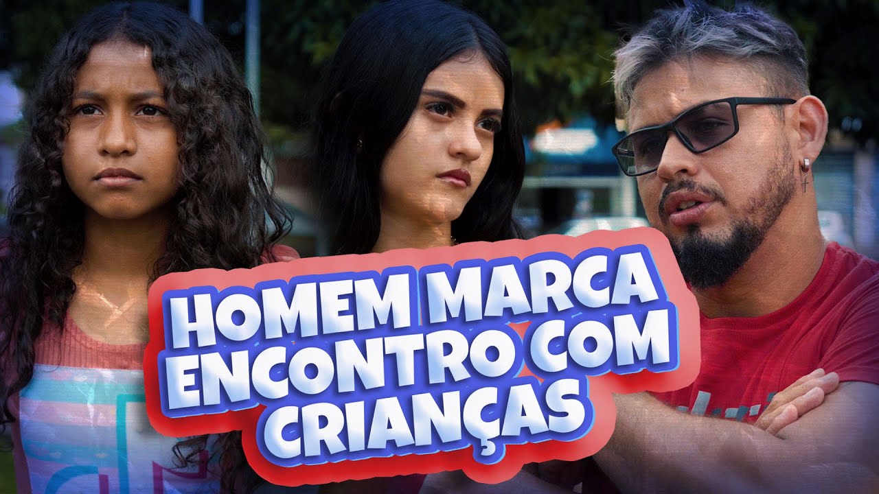 HOMEM MARCA ENCONTRO COM CRIANÇAS