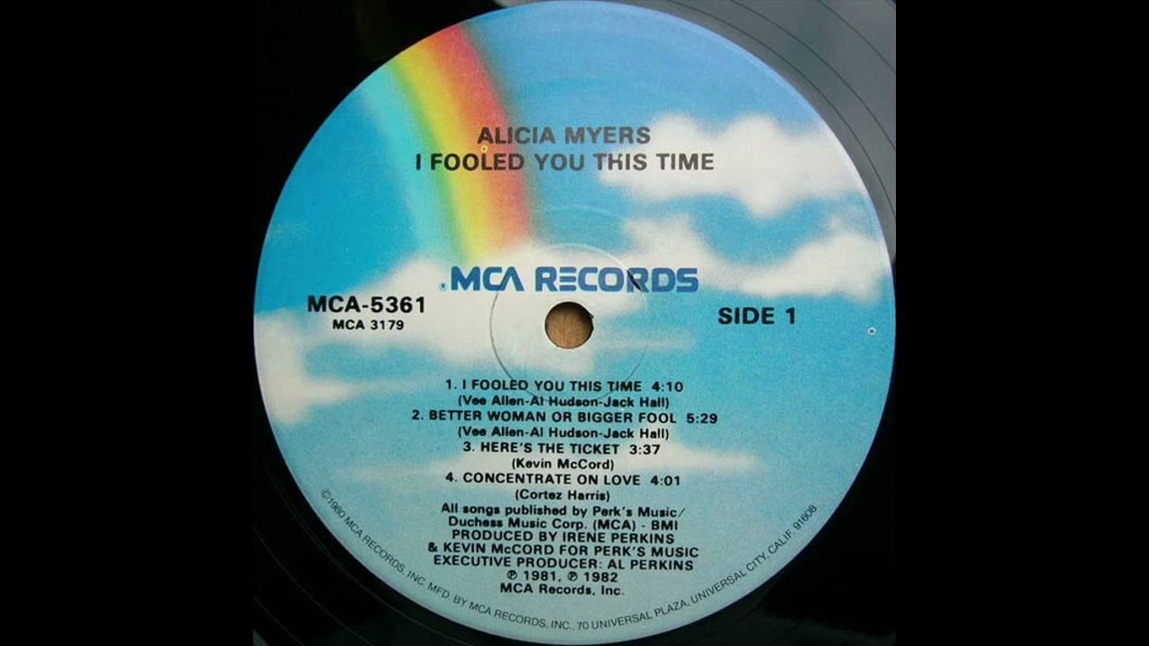 Alicia Myers - I Fooled You This Time