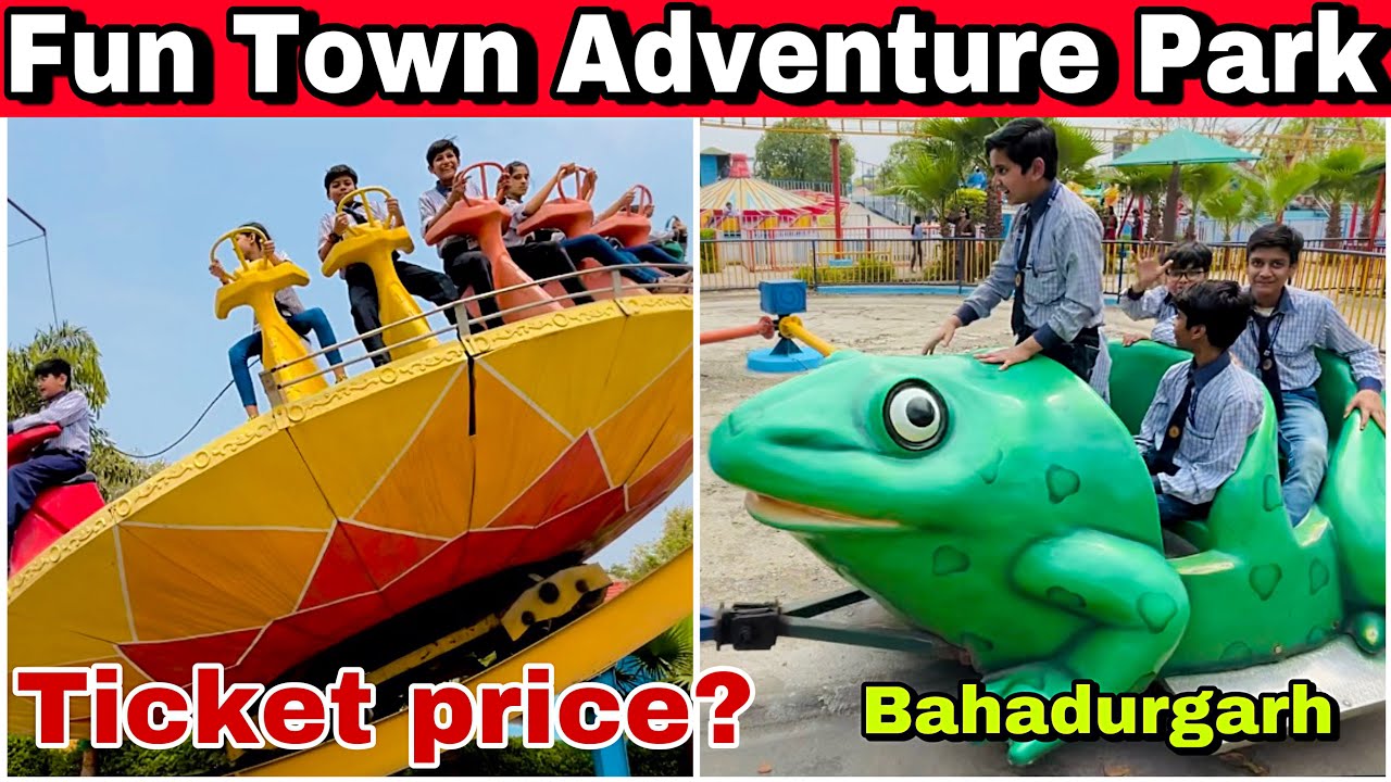 Fun Town Adventure Park Bahadurgarh/ fun town amusement park / zipline,children best place