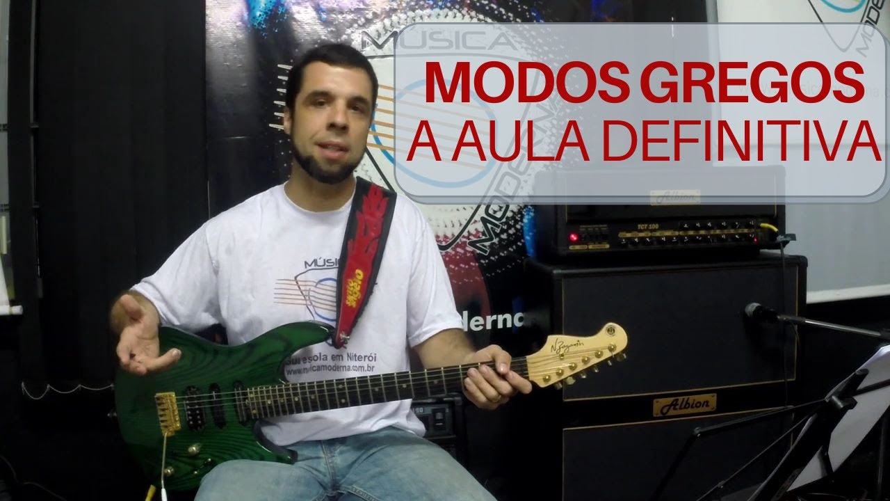 🎸MODOS GREGOS NA GUITARRA - A AULA DEFINITIVA #auladeguitarra #cursodeguitarra