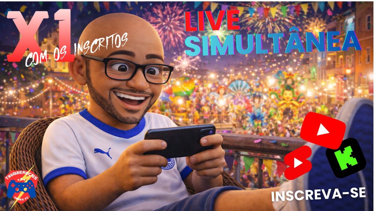 Sábado de CARNAVAL de X1 | LIVE SIMULTANEA | #efootball2026 #rumoaos2k #sejamembro #bbmp #shorts