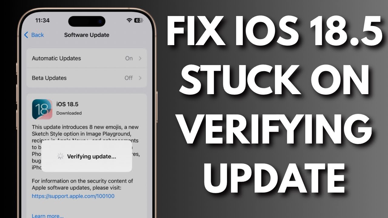 Как исправить зависание iPhone при проверке обновления iOS 18.5