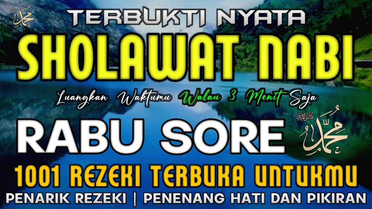 SHOLAWAT PENARIK REZEKI PALING DAHSYAT, Sholawat Nabi Muhammad SAW, SHOLAWAT JIBRIL MERDU