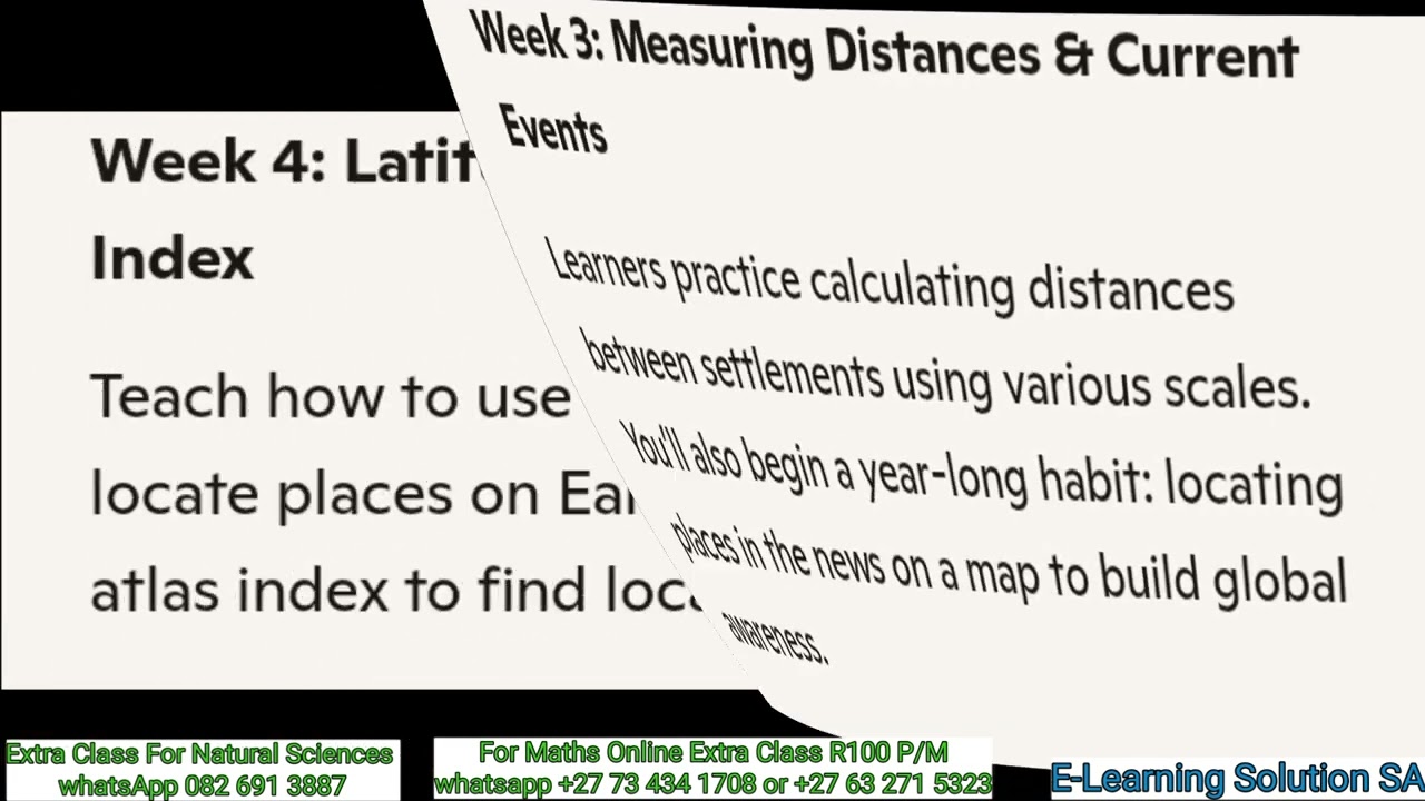 Grade 8 Social Sciences (Geography) Term 1 | All topics for test and Scope 2026