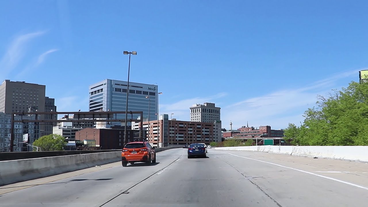 Jones Falls Expressway Northbound (I-83 Inside the Baltimore Beltway)