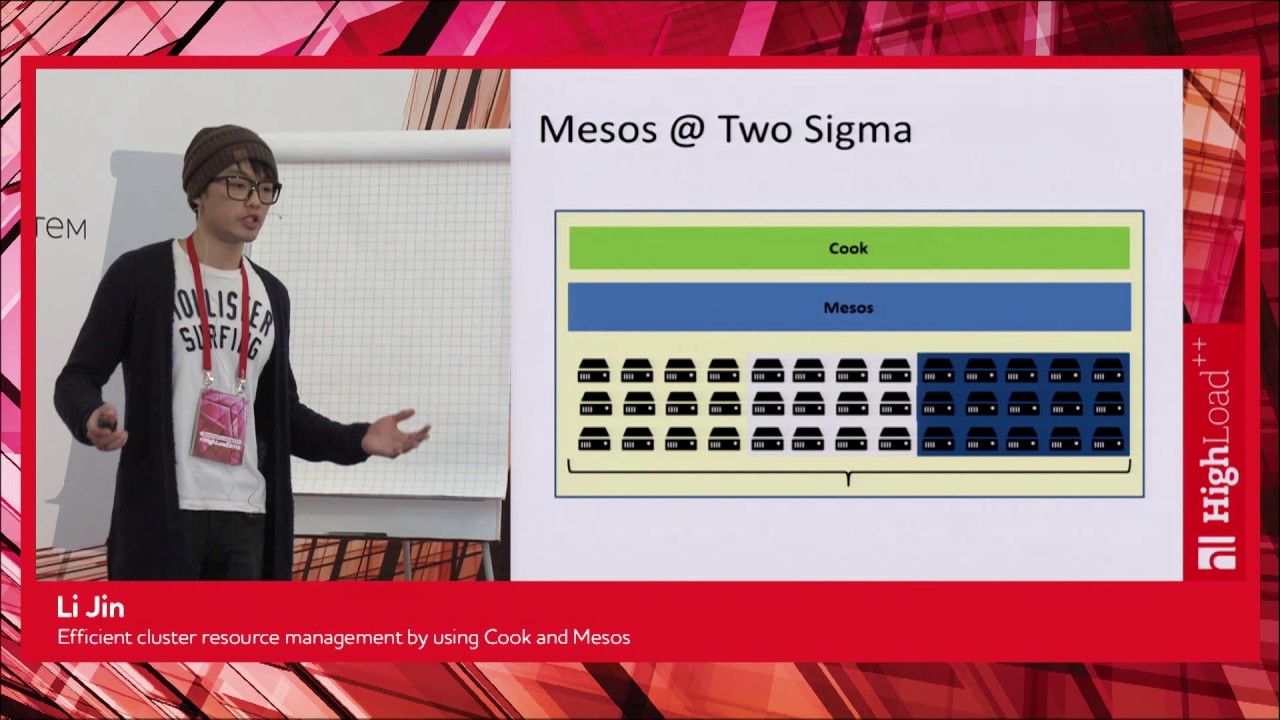 RU,  Efficient cluster resource management by using Cook and Mesos / Li Jin (Two Sigma)