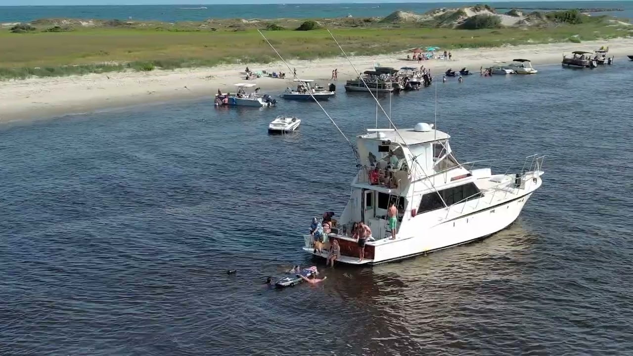 Bird Island - Sunset Beach NC ICW - Little River Inlet Drone View