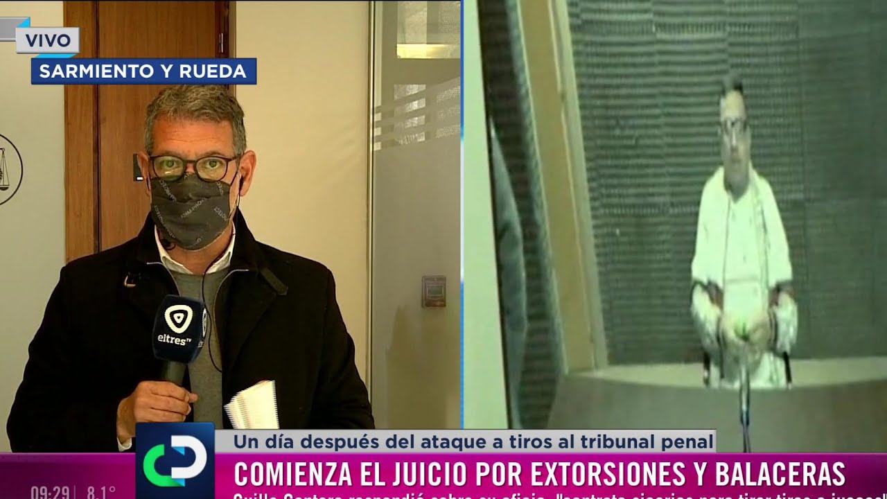 Guille Cantero se presentó como sicario y tira tiros