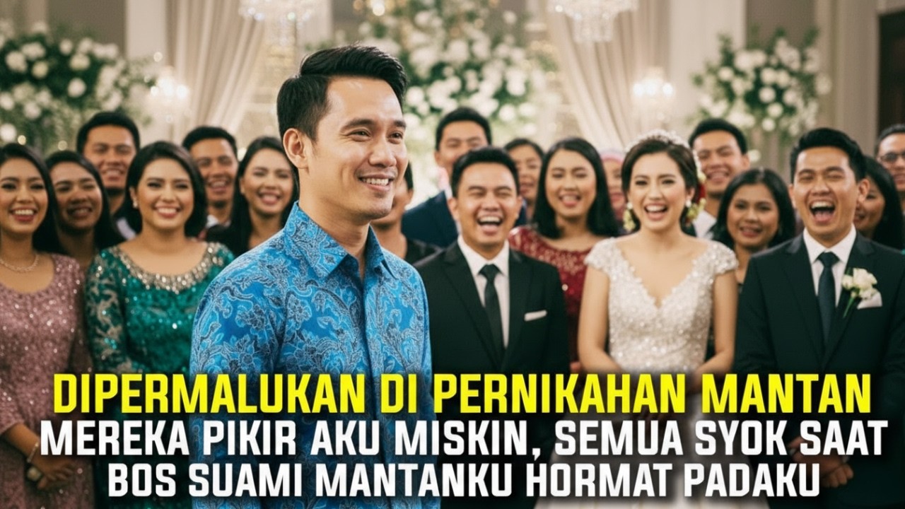 Dikira Miskin,Dipermalukan di Acara Pernikahan Mantan Istri,Setelah tau aslinya, semua diam menunduk