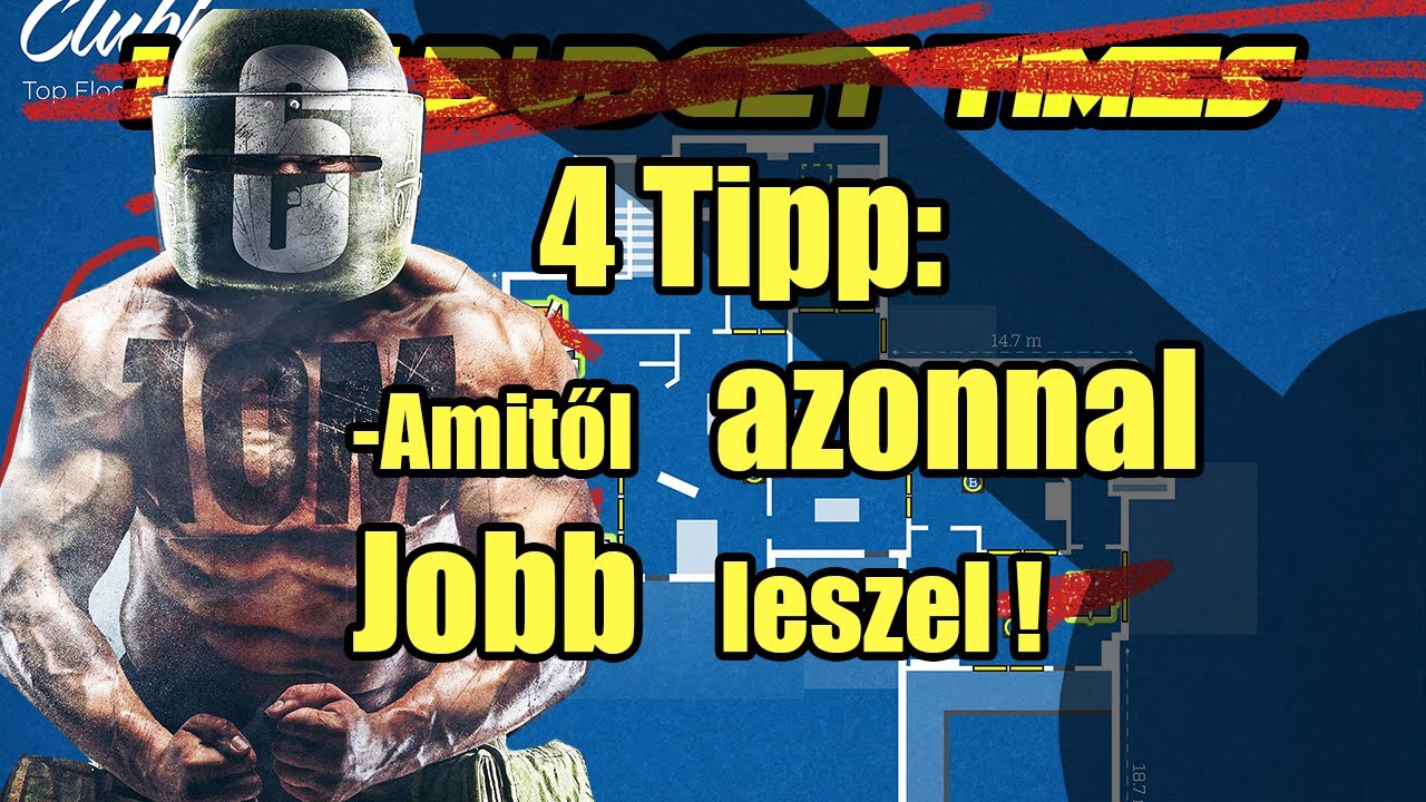 4!!!444! Tipp Amitől azonnal jobb lehetsz! | Rainbow Six Siege