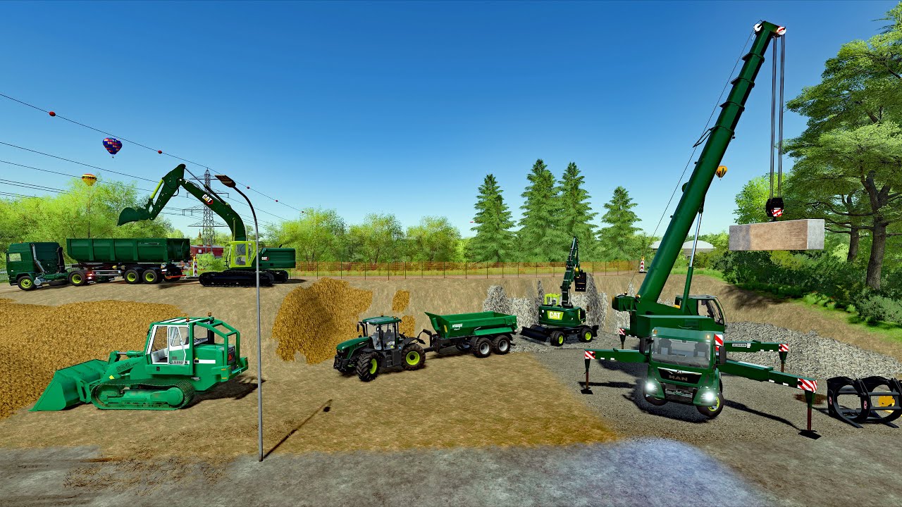 FS22 - Map The Old Stream Farm 062 🇩🇪🍓🌳 - Forestry, Farming and Construction - 4K