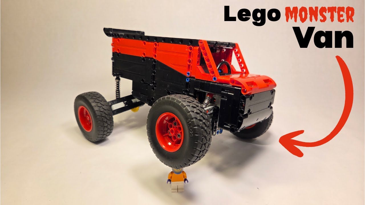 Lego BuWizz Powered Monster Van: VERY Powerful!