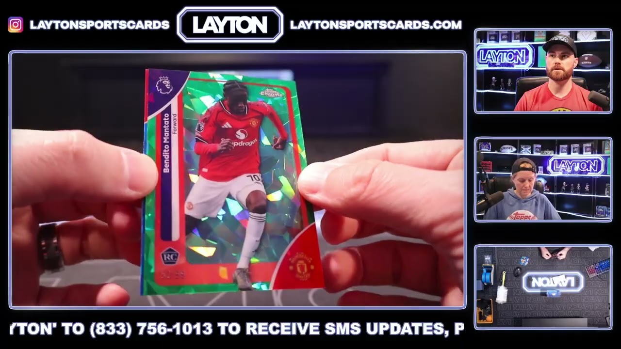 2026 Topps Chrome Premier League Soccer Sapphire 3 Box Break #1