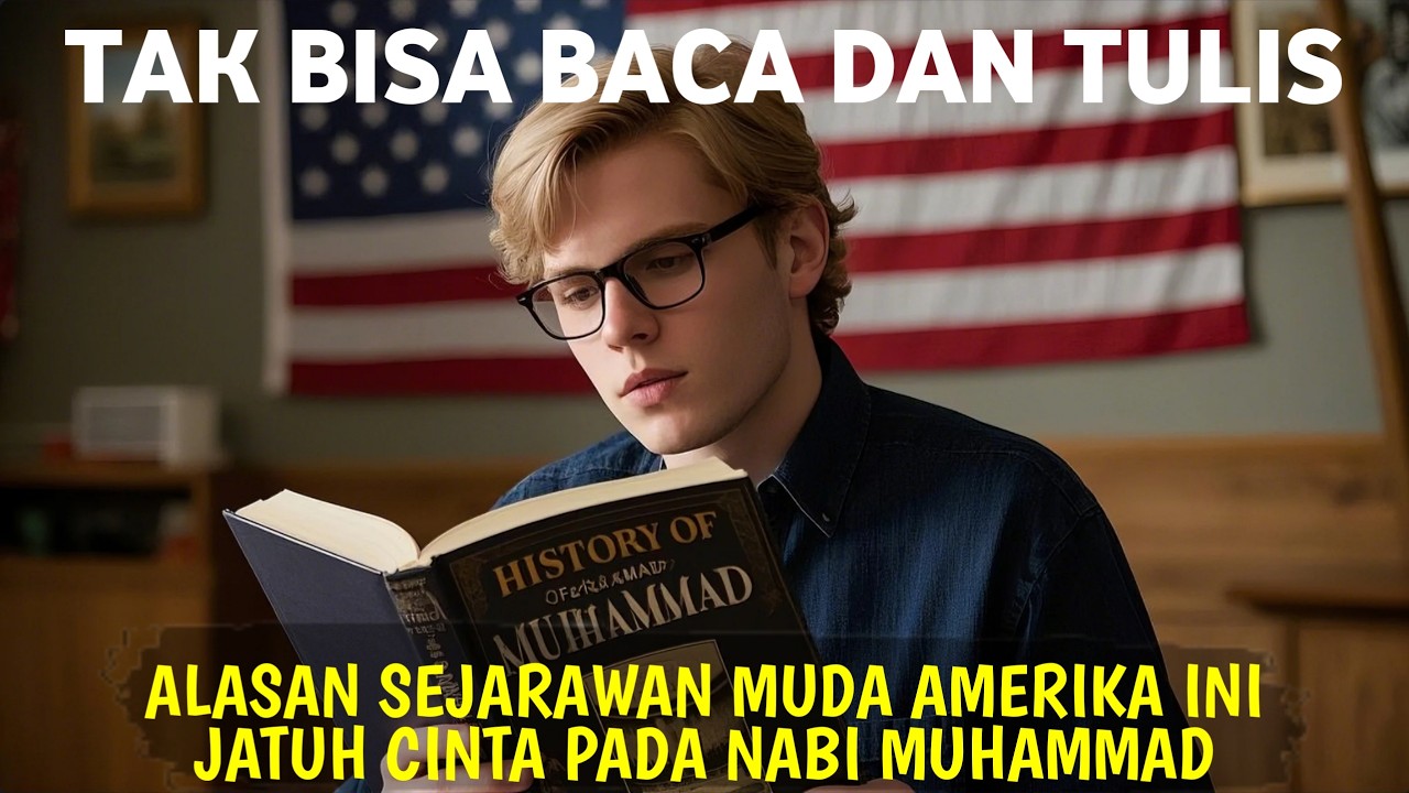 Sejarawan Muda Amerika Peluk Islam Setelah Baca Sejarah Nabi Muhammad SAW
