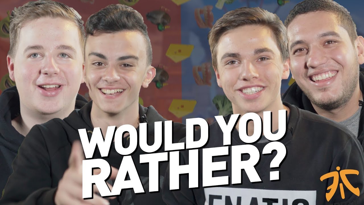 Meet the Fnatic Clash Royale Pro Team - Would You Rather - FNATIC HQ