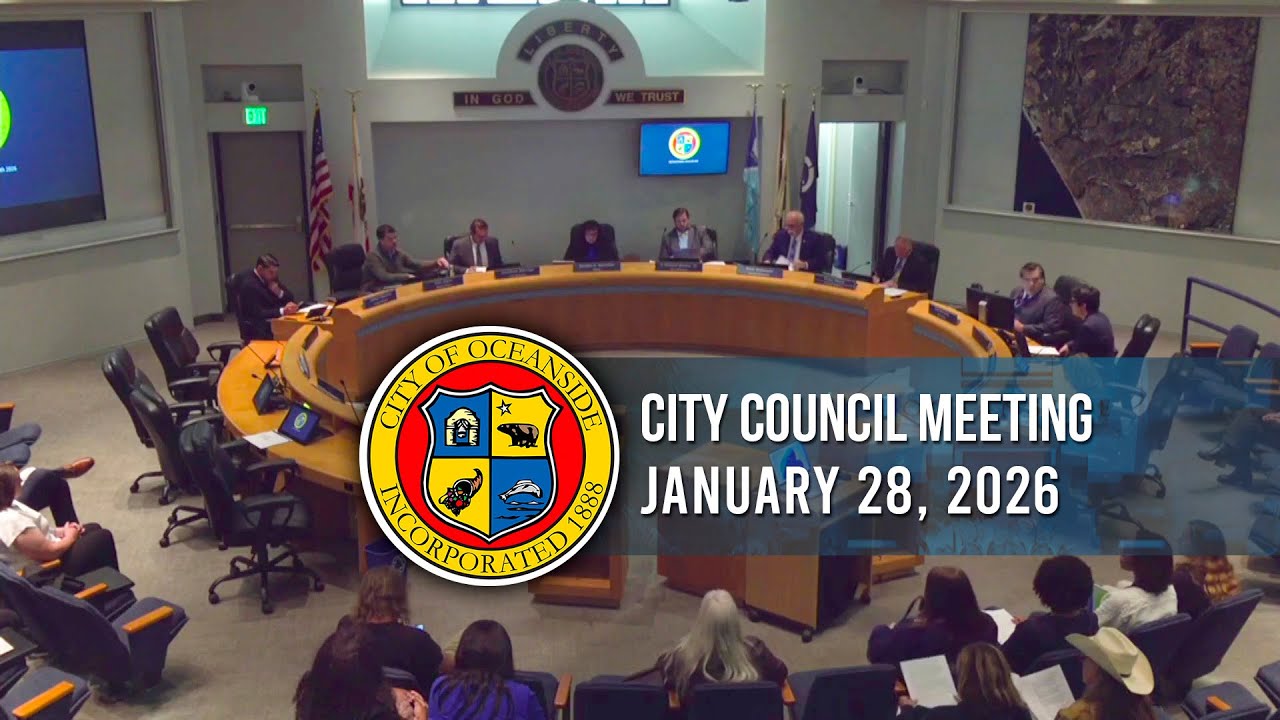 Oceanside City Council Meeting: January 28, 2026