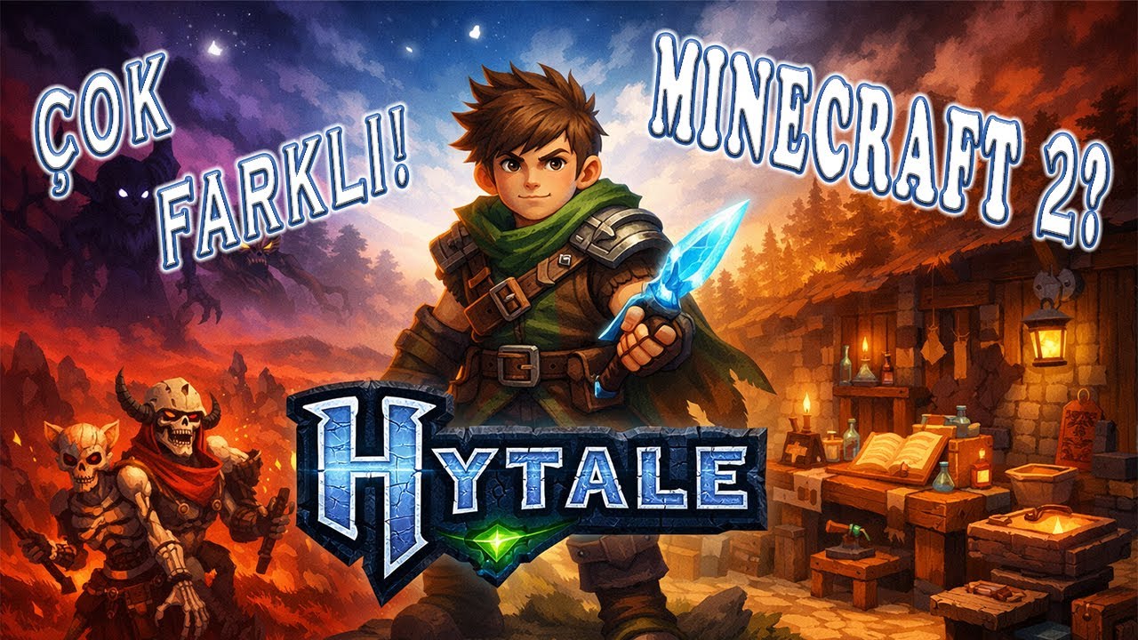 YILLARDIR BEKLEDİĞİMİZE DEĞMİŞ Mİ? | Şimdiden Çok Güzel Olmuş | Hytale İlk Bakış!