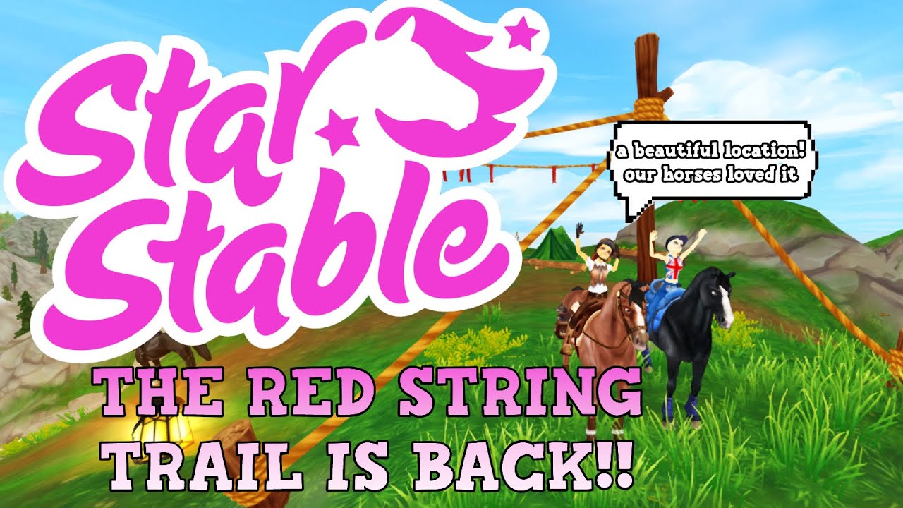 Exploring the Red String Trail!! 🦄🌟 Star Stable Online &bull; #SSOstarmakers
