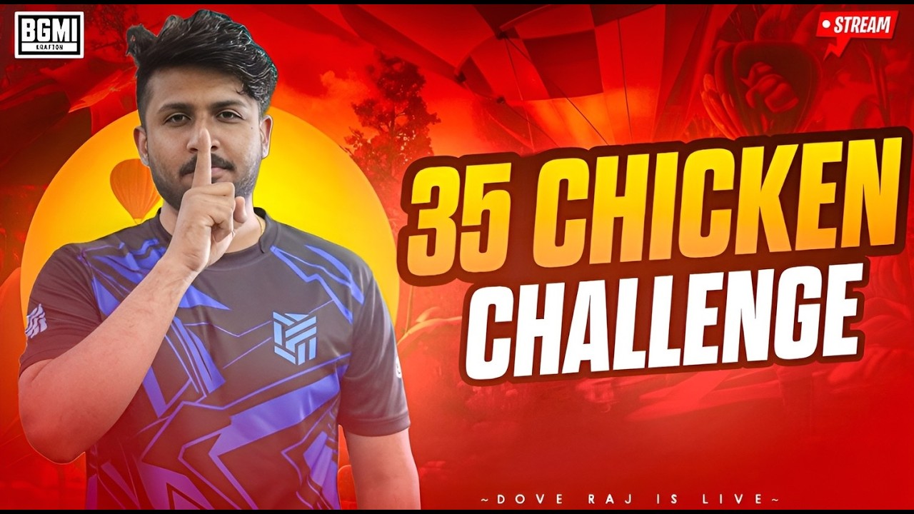 35 Chicken Dinners Streak Challenge | BGMI LIVE KANNADA | KANNADA BGMI LIVE |@DoveRajLive @SMRGAMING