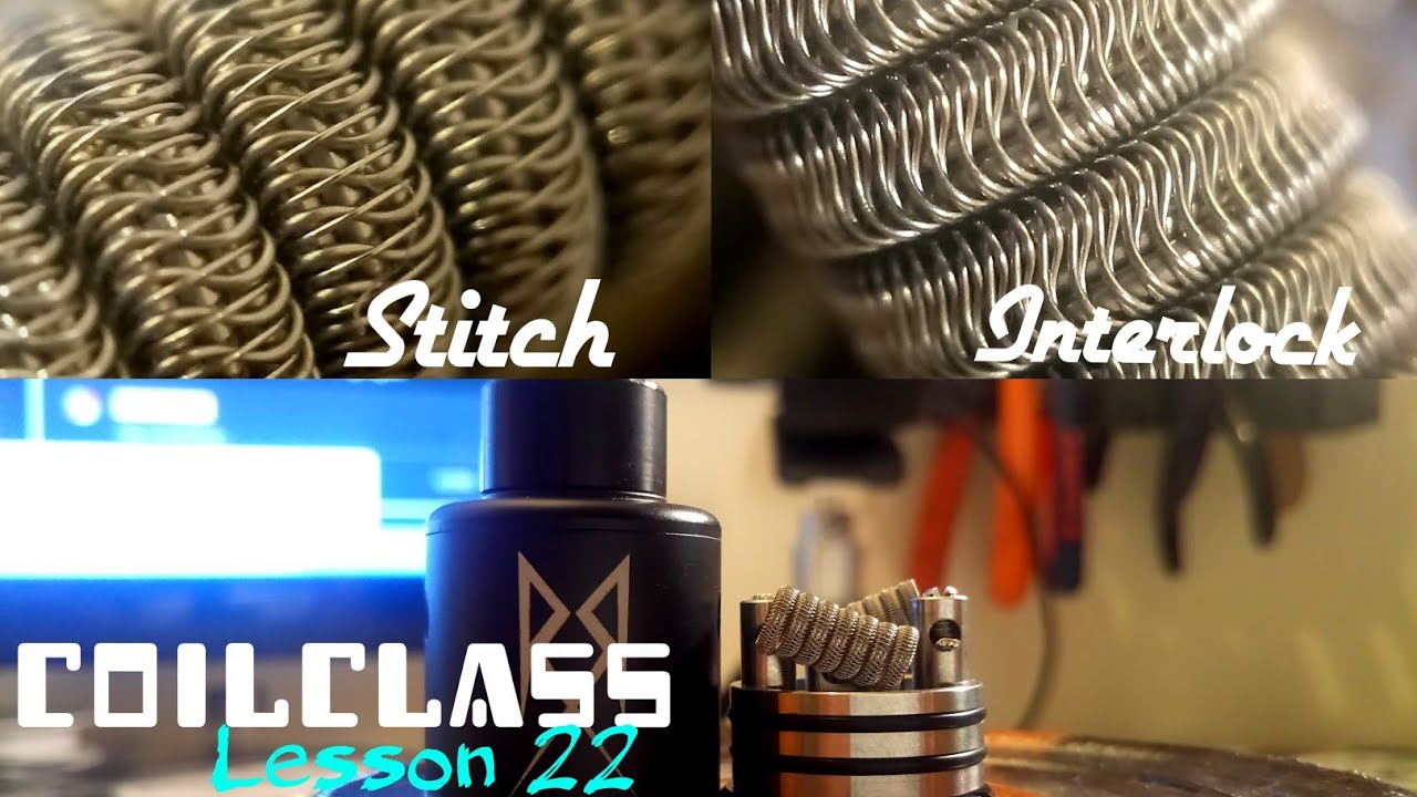 coil class - lesson 22 - stitched alien ,interlock alien coil builds