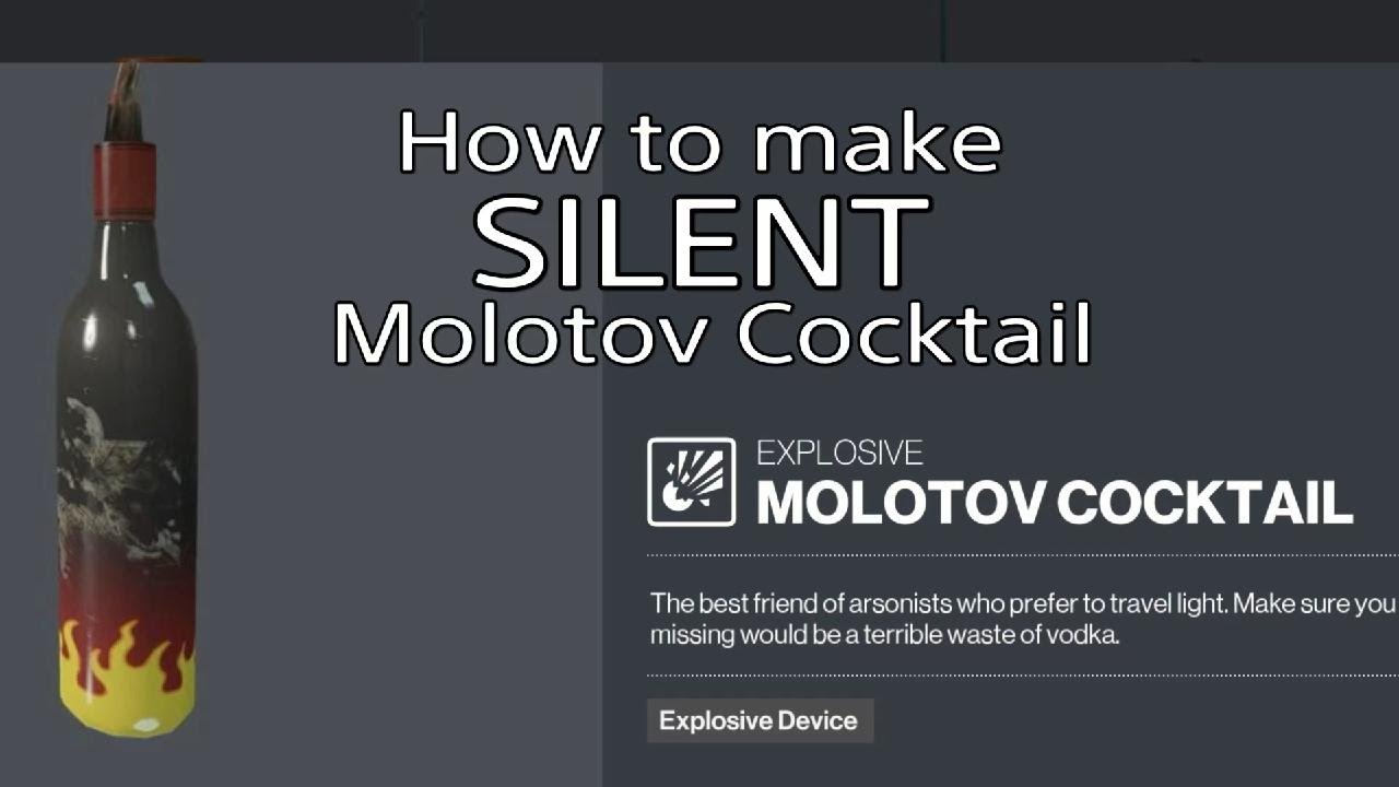 HITMAN 3 - How to make SILENT Molotov Cocktail