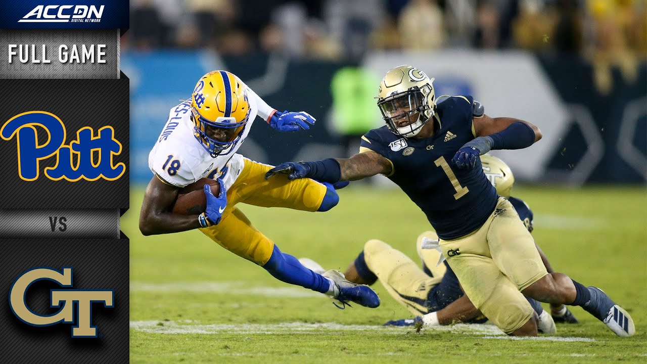 Pittsburgh vs. Georgia Tech Full Game | 2019 ACC Football