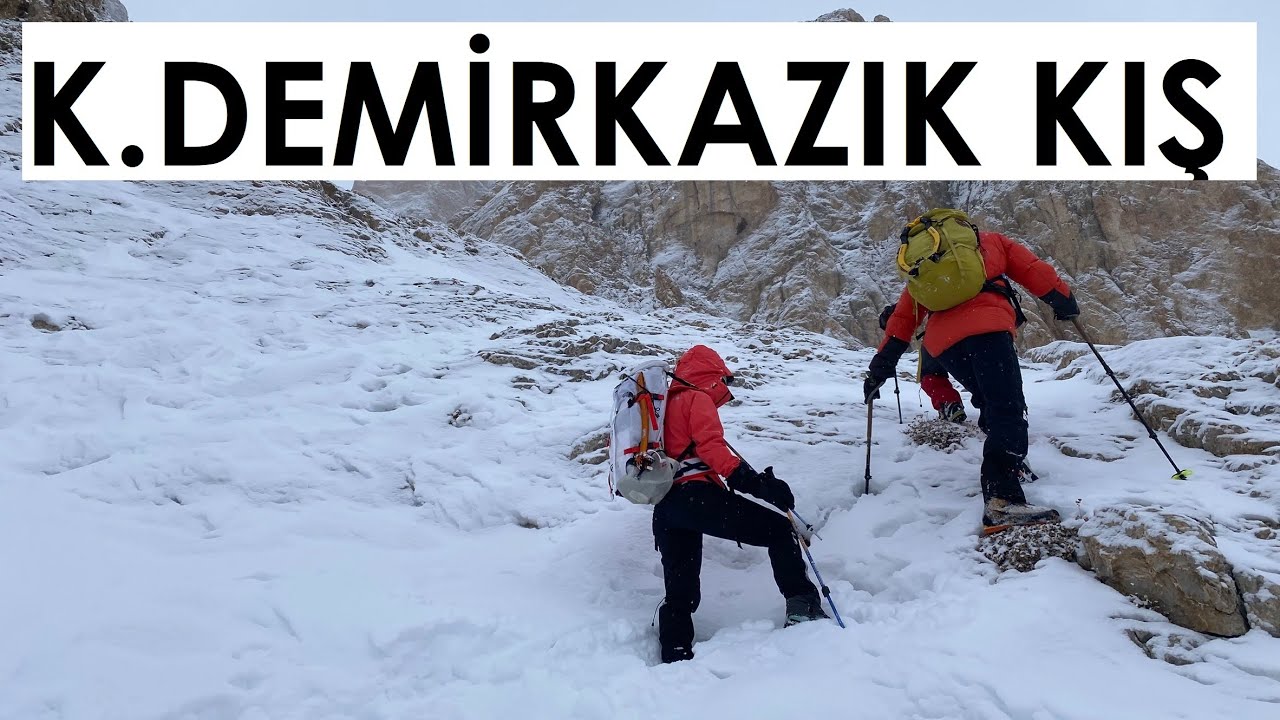 KÜÇÜK DEMİRKAZIK KIŞ TIRMANIŞ DENEMESİ