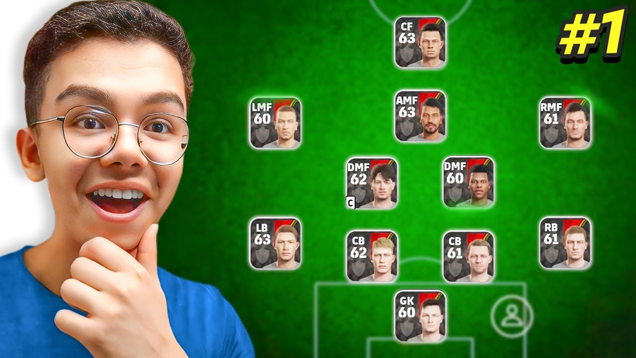 الطريق الى القمه #1 | البدايه من الصفر 🔥 | eFootball 2025