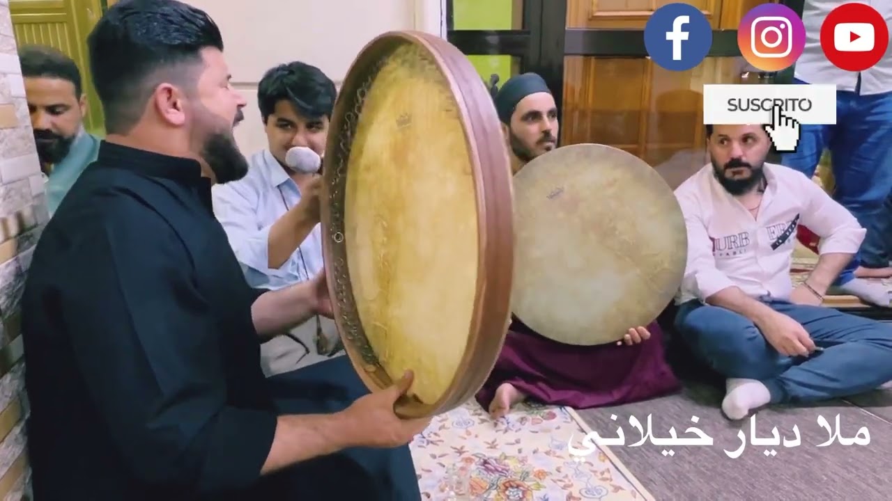 ملا ديار خيلانى & ملا احمد & ‏مداح ئه لند له مزگه وتو تكيه شيخ ملا محمد خيلانى￼