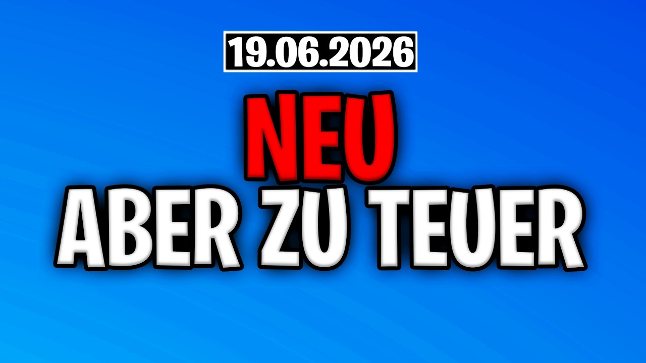 Fortnite Daily Item Shop 19.6.2026 | SIE IST WIEDER DA