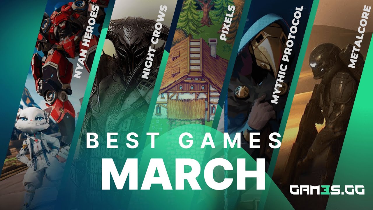Best 5 NEW NFT Games of March 2024
